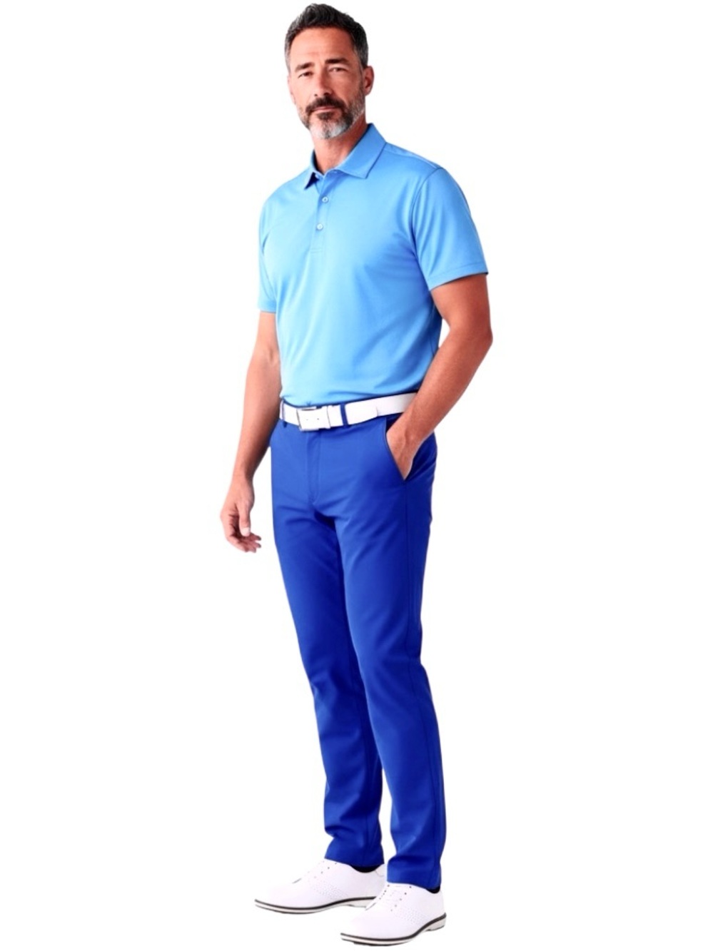 Short Par 4 SP4 The Pavin Pants Performance Blue Golf  Men’s Sz 36x34 NEW